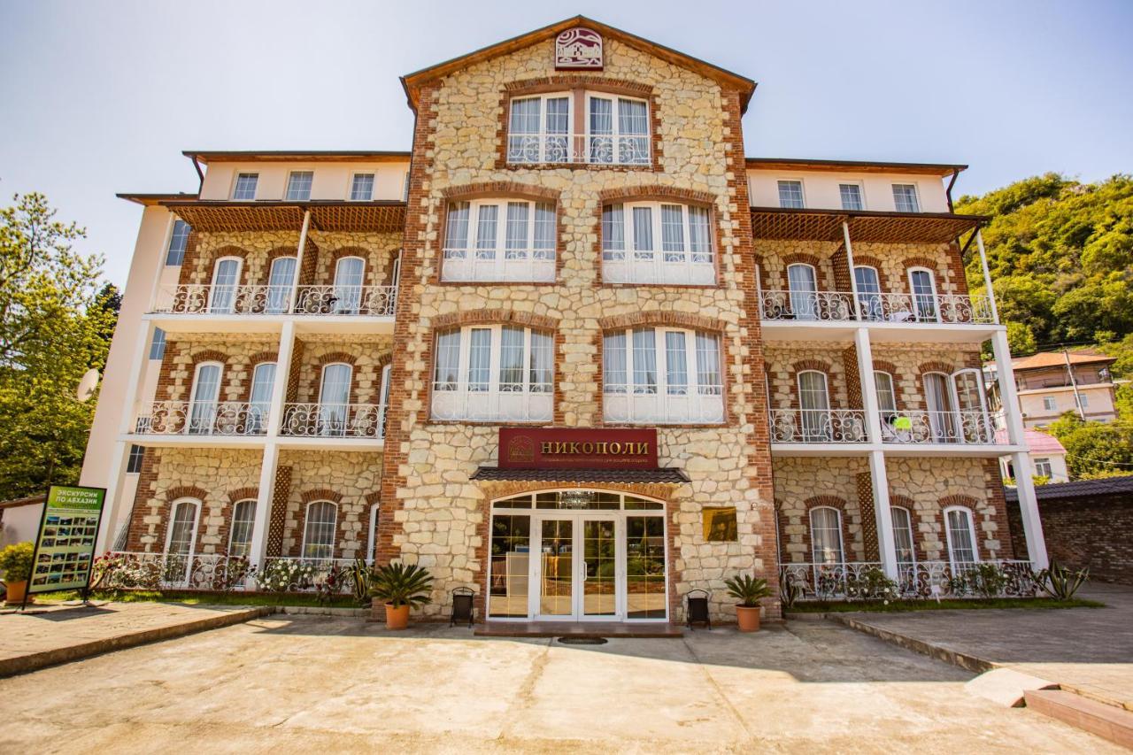 Hotel Nikopoli On Vodopadnaya 21А New Athos Luaran gambar